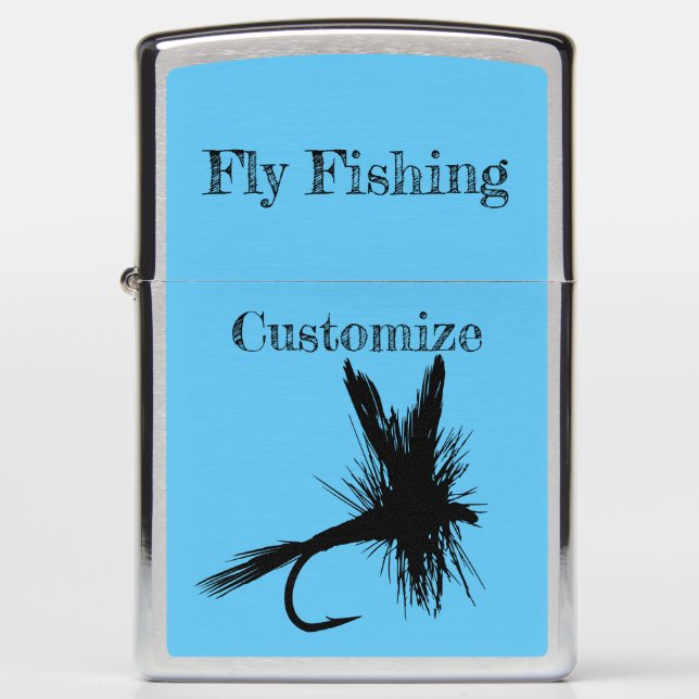 Fly Fishing Fly Thunder_Cove Zippo Lighter (Front)