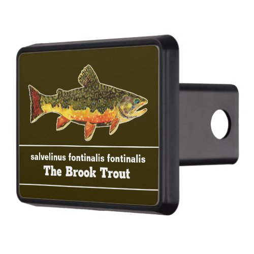 Fly Fishing for a Brookie _ Brook Trout Fisherman Hitch Cover