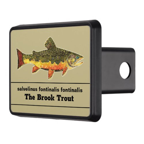 Fly Fishing for a Brookie _ Brook Trout Fisherman Hitch Cover