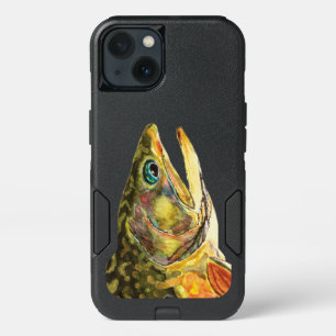 Fly Fishing for the Brookie, salvelinus fontinalis iPhone 13 Case