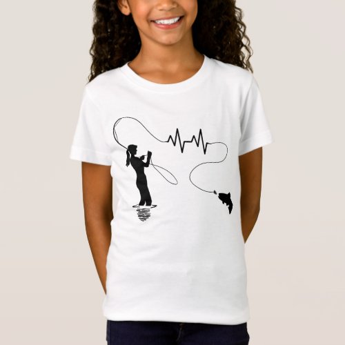 Fly Fishing Girl T_Shirt