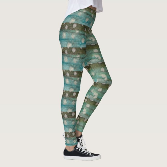 Fly Fishing Greenland Char Awesome Fisherwoman's Leggings (Right)