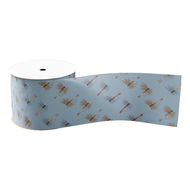 Fly Fishing Hooks  Grosgrain Ribbon (Spool)