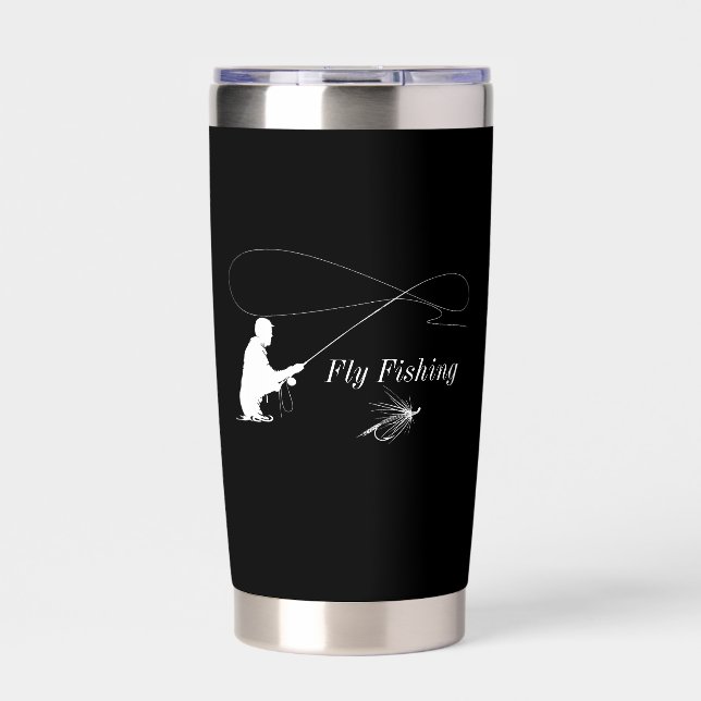 Fly Fishing Insulated Tumbler (Front)