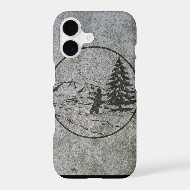 Fly Fishing Iphone Case (Back)