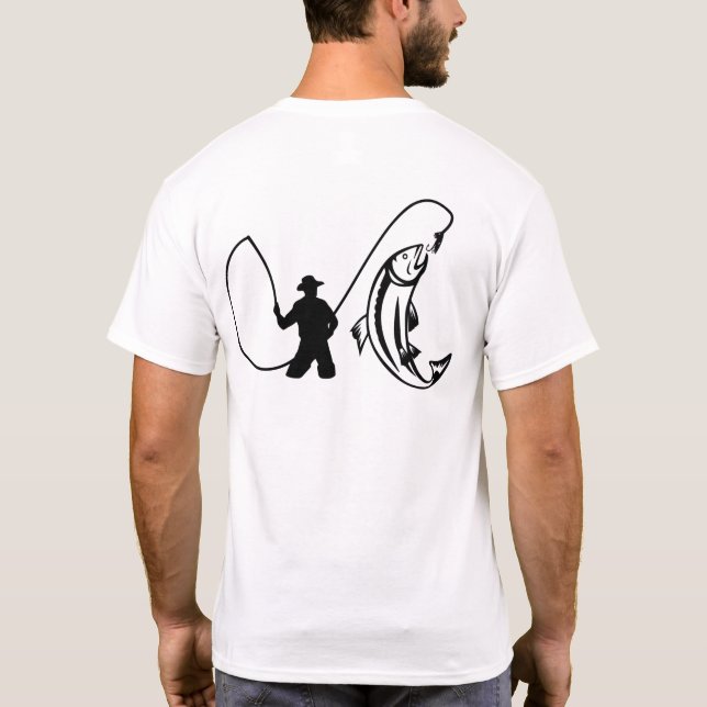 Fly-fishing is Fun T-Shirt (Back)