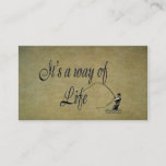 Fly Fishing - It&#39;s A Way Of Life Business Card at Zazzle