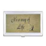Fly-fishing - It&#39;s A Way Of Life Business Card Holder at Zazzle