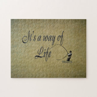 Fly-fishing - It's a Way of Life Jigsaw Puzzle