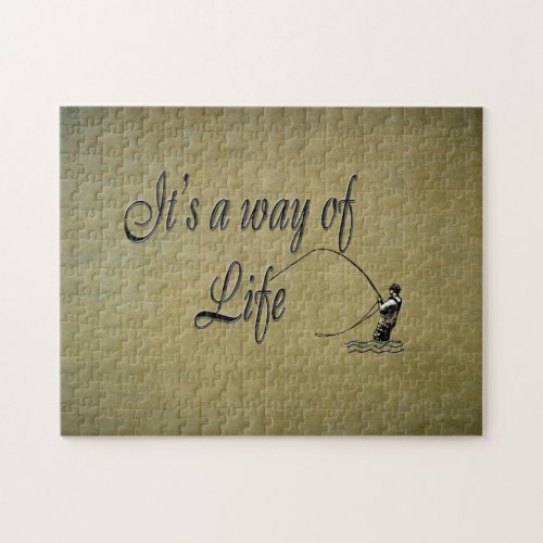 Fly_fishing _ Its a Way of Life Jigsaw Puzzle