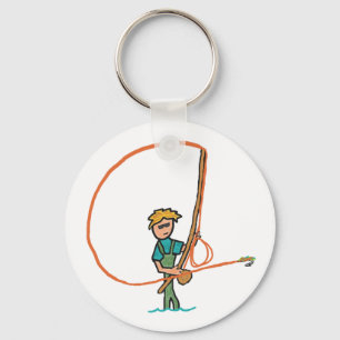 Fly Fishing Keychain