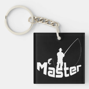 Fly fishing keychain