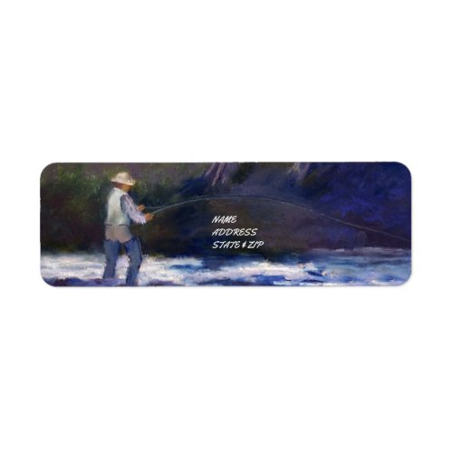 Fly Fishing Label