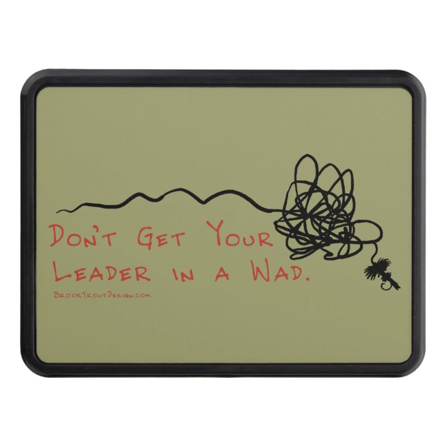 Fly Fishing Leader Hitch Cover (Front)