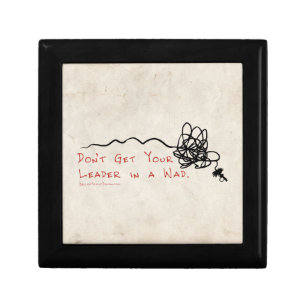 Fly Fishing Leader Keepsake Box