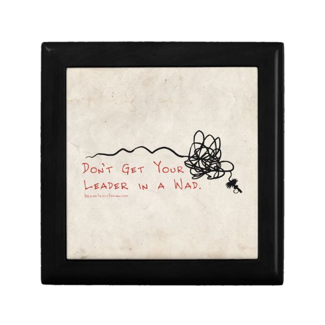 Fly Fishing Leader Keepsake Box (Front)