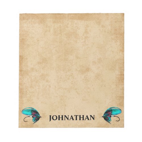 Fly Fishing Lure Notepad