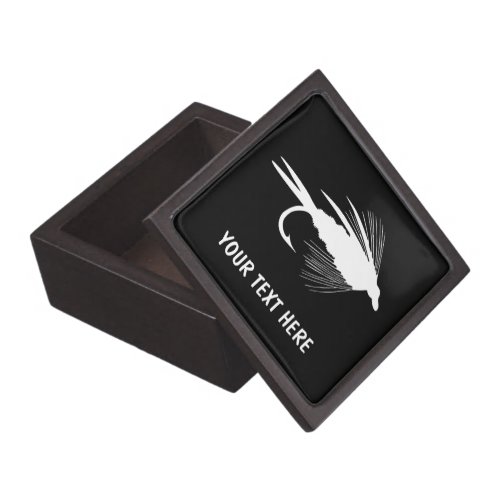 Fly Fishing lure to Personalize Gift Box