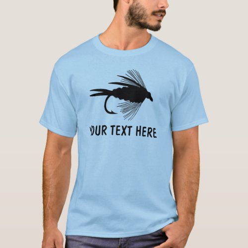 Fly Fishing lure to Personalize T_Shirt