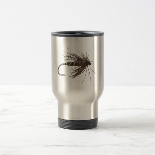 Fly Fishing Lure Travel Mug