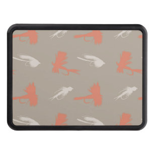 Fly Fishing Lures Pattern Hitch Cover