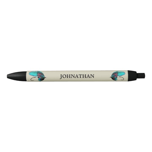 Fly Fishing Lures with Custom Text Pen (Front)