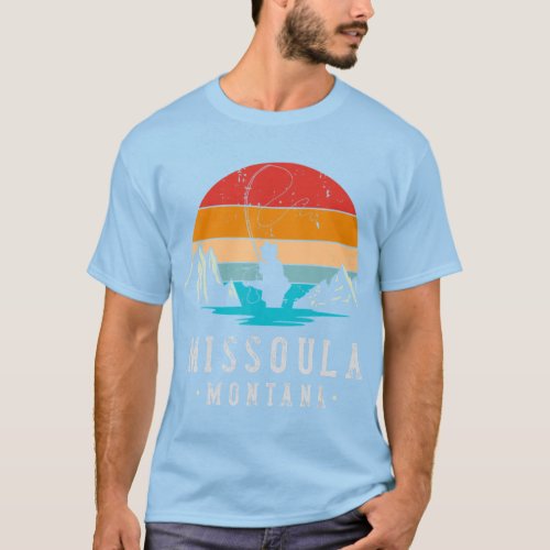 Fly Fishing Missoula Montana T_Shirt
