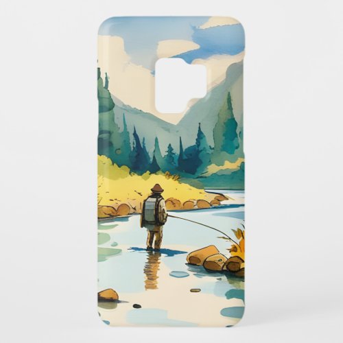 Fly Fishing Mountain Stream  Case_Mate Samsung Galaxy S9 Case