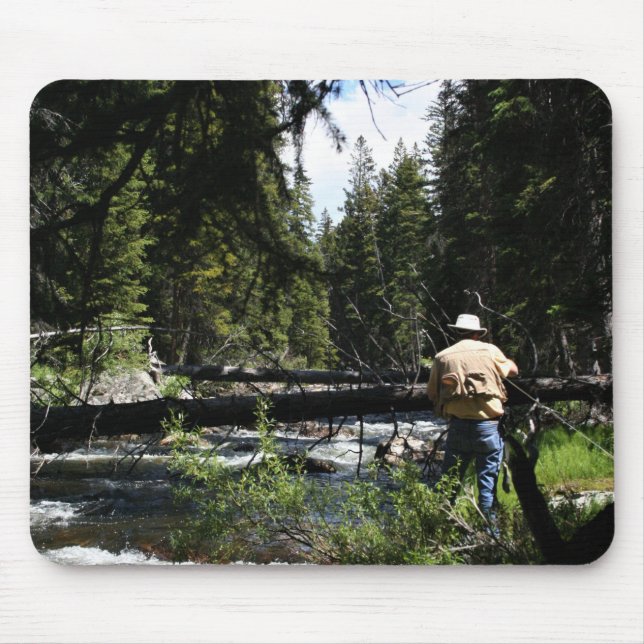 Fly fishing mouse pad (Front)
