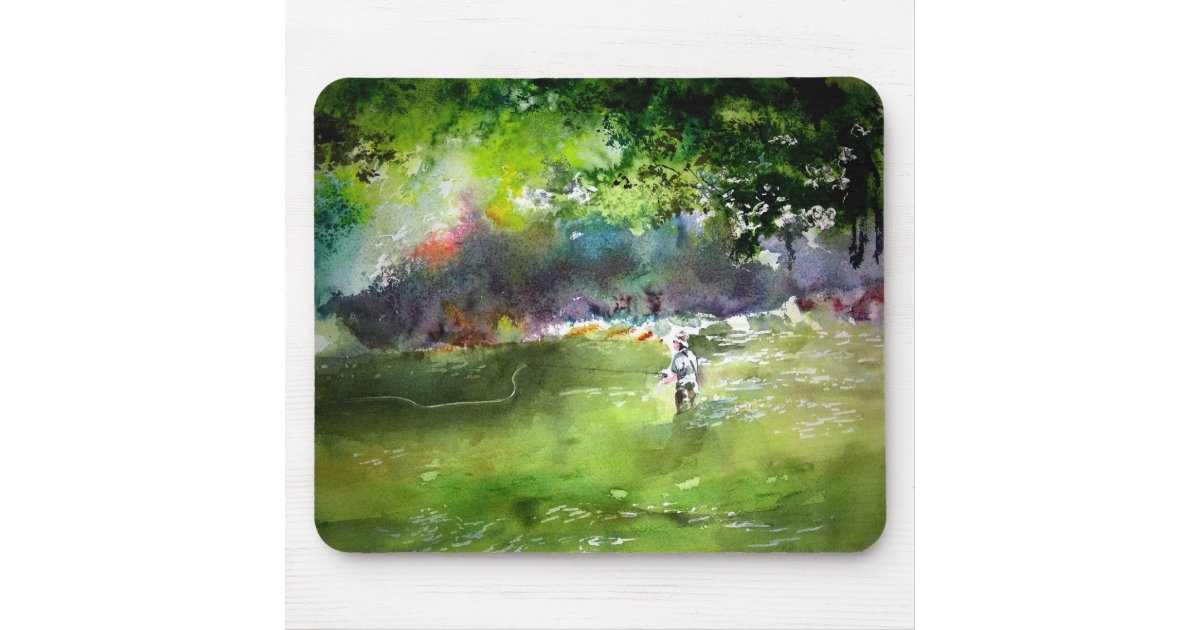 FLY FISHING MOUSEPAD Zazzle