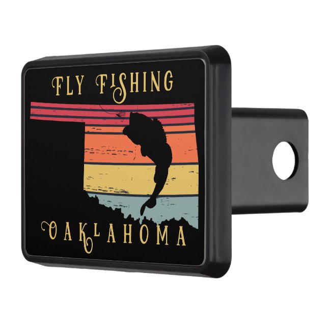 Fly Fishing Oklahoma Hitch Cover (Left)