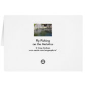Fly Fishing on the Metolius Cards (Back Horizontal)