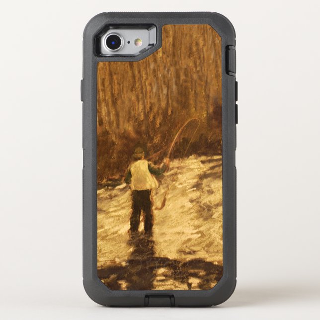Fly Fishing Otterbox iPhone Case (Back)