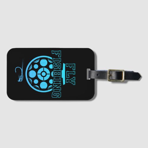 Fly Fishing Reel for Trout Fisherman Luggage Tag