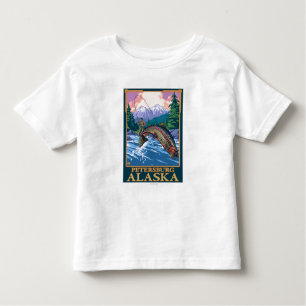 Fly Fishing Scene - Petersburg, Alaska Toddler T-shirt