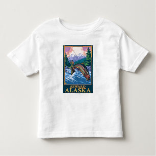 Fly Fishing Scene - Seward, Alaska Toddler T-shirt