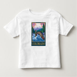 Fly Fishing SceneColorado Toddler T-shirt