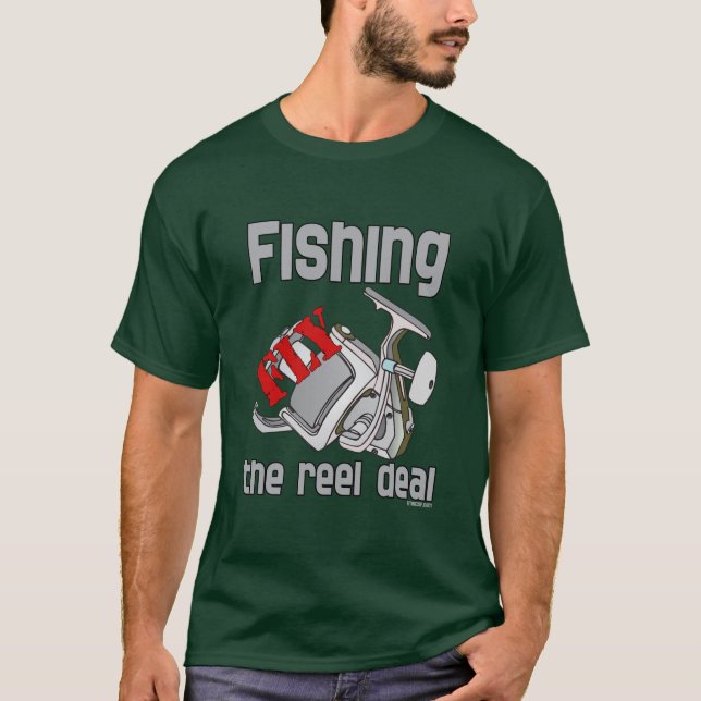 Fly  Fishing The Reel Deal T-Shirt (Front)