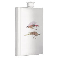 FLY FISHING THEME FLASK | Zazzle