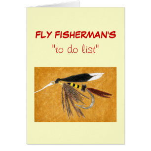 Fly Fishing "to do" list card "McGinty"