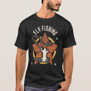 Fly Fishing Vintage Retro Classic Sport T-Shirt