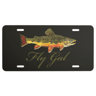 Fly Fishing License Plates