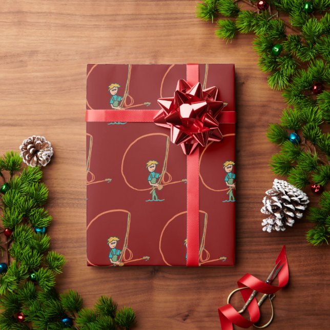 Fly Fishing Wrapping Paper (Holiday Gift)