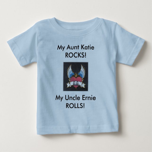 Fly Fly G.G., My Uncle Ernie ROLLS!, My Aunt Ka... Baby T-Shirt (Front)