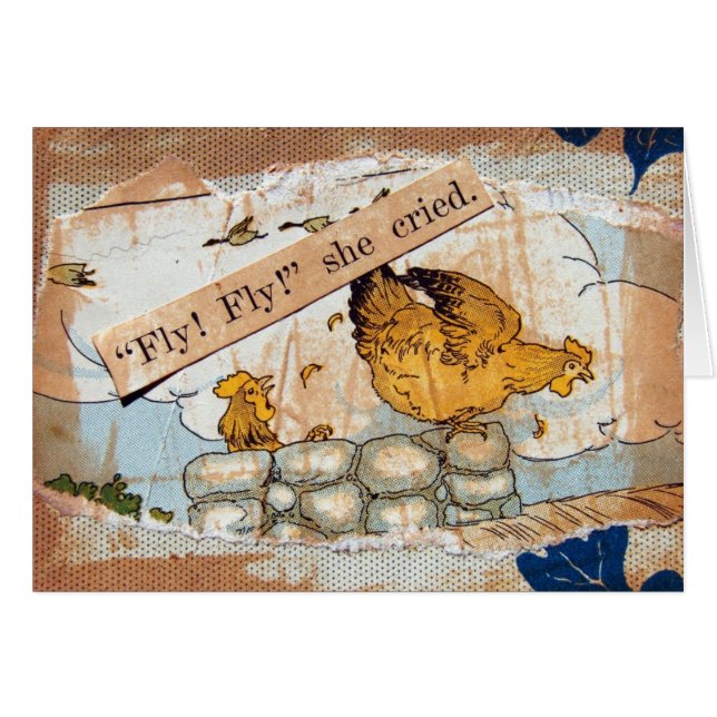 "Fly! Fly!" she cried Cards (Front Horizontal)
