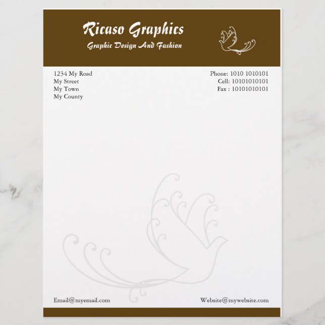 Fly Free Letterhead (Front)