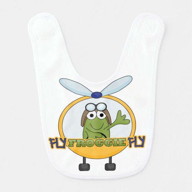 Fly Froggie Fly Bib (Front)