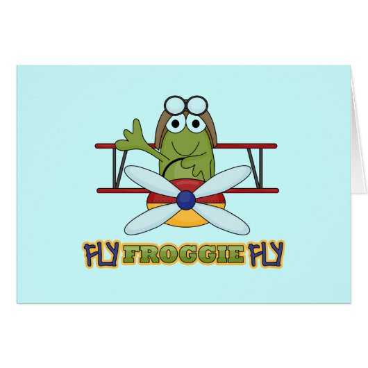 Fly Froggie Fly Tshirts and Gifts (Front Horizontal)
