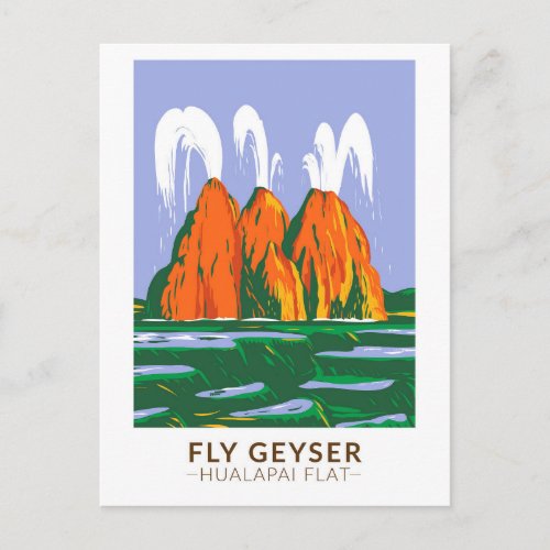 Fly Geyser Hualapai Flat Nevada Vintage Postcard
