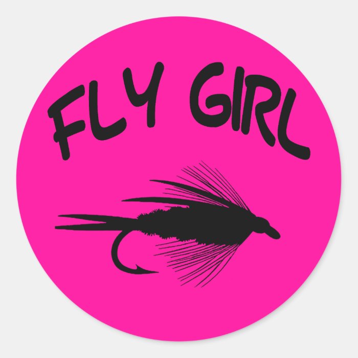 FLY GIRL STICKER